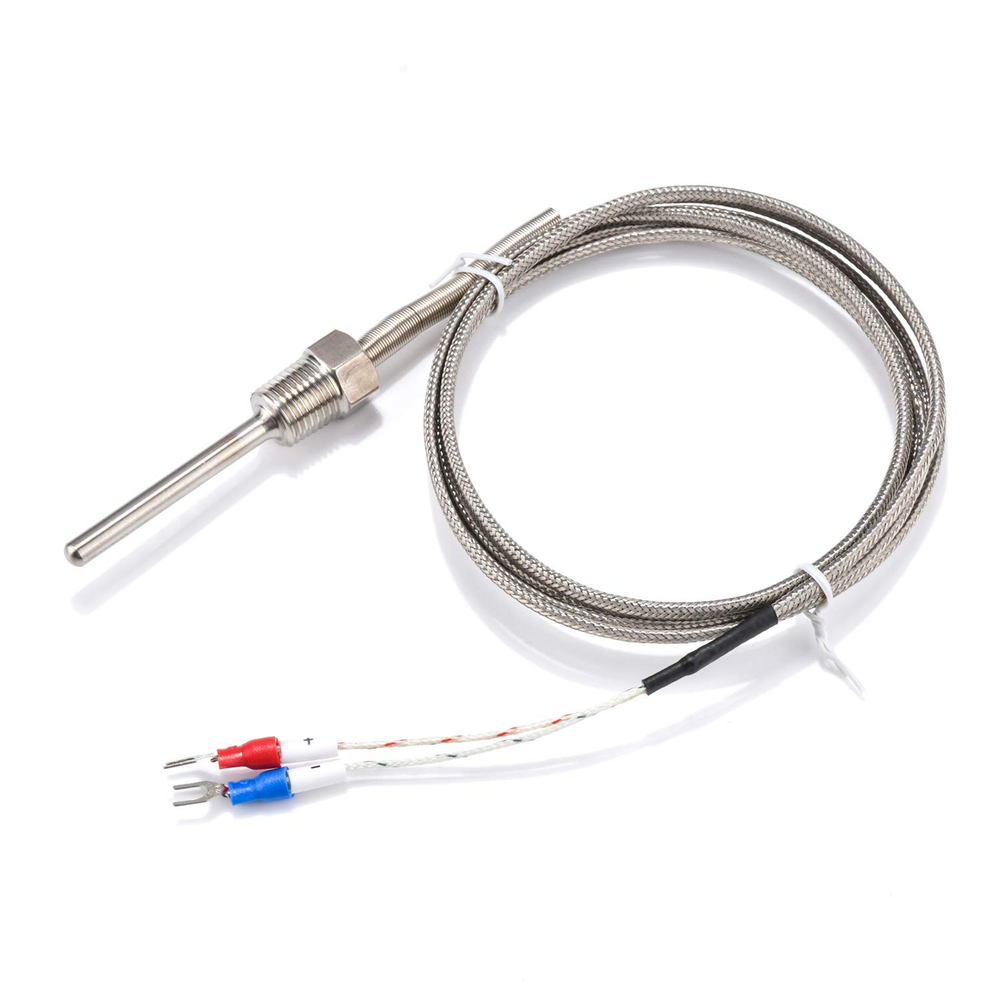 Waterproof K Type Grounded Thermocouple - Temperature Sensor Probe for PID Temp