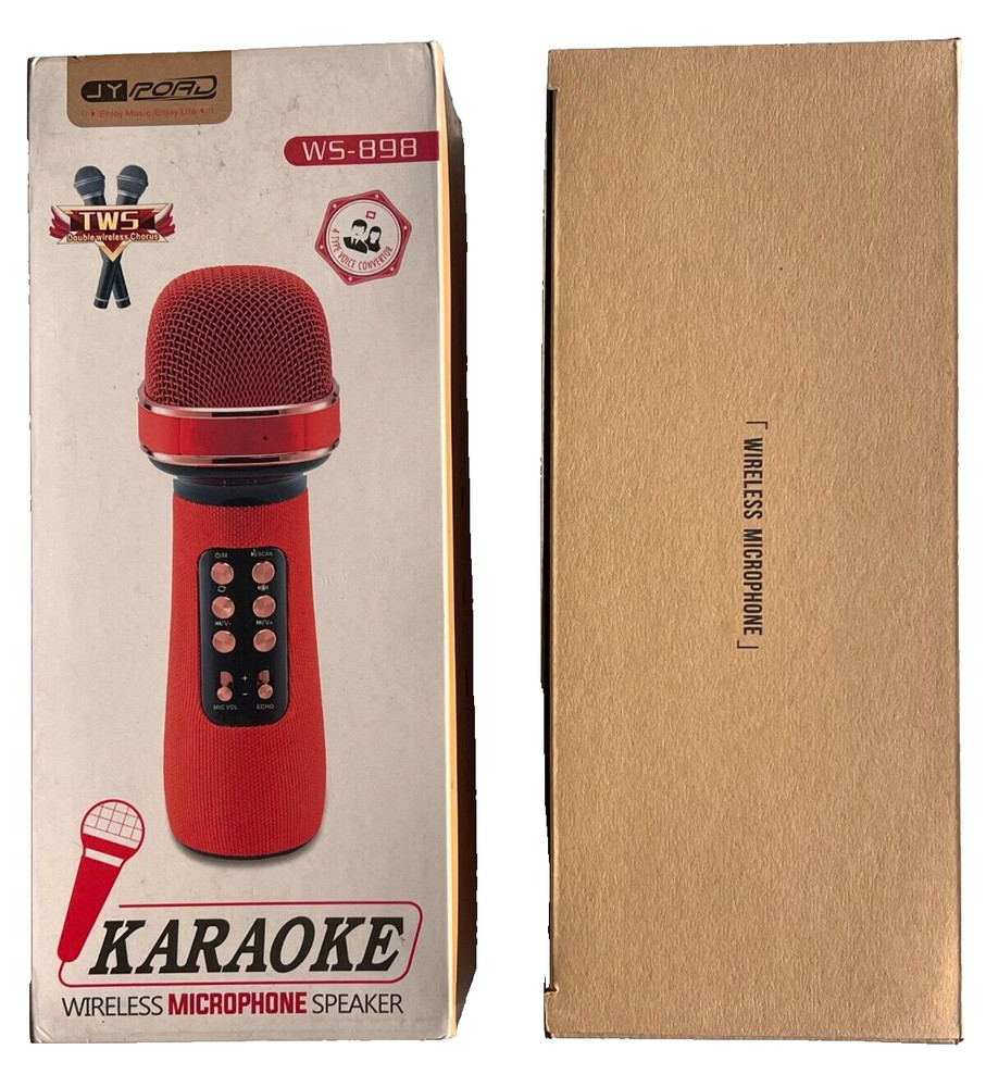 TWS KARAOKE TREASURE WIRELESS MICROPHONE / SPEAKER.