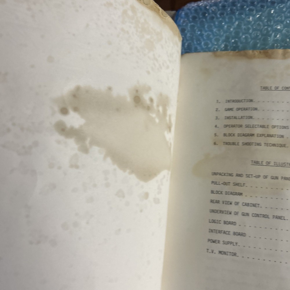 original M-79 Ambush Ramtek game arcade game manual