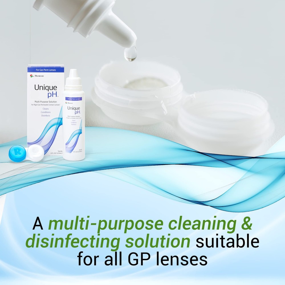 Menicon Unique pH Multi-Purpose Contact Lens Solution 4 Fl Oz (Pack of 1)