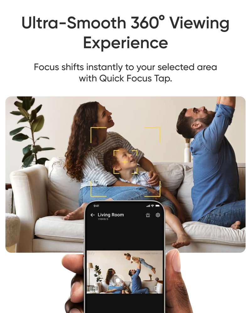 eufy Security Indoor Camera E30, Latest Generation, 4K UHD Black