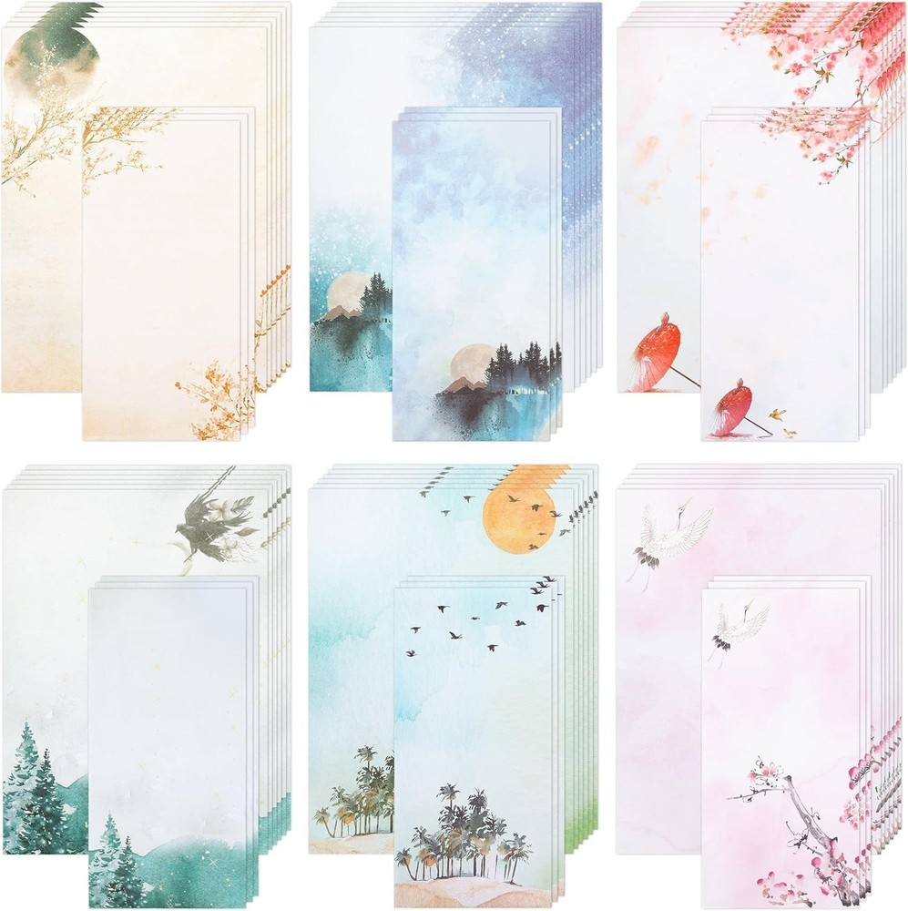 Personalized Touch: 30 Writing Papers & 18 Envelopes in Elegant Patterns