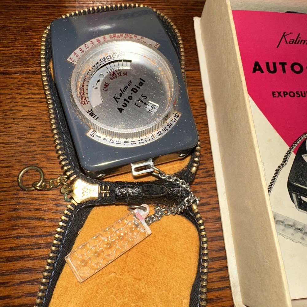 Vintage Kalimar Exposure Meter Model A-1 Complete In Box