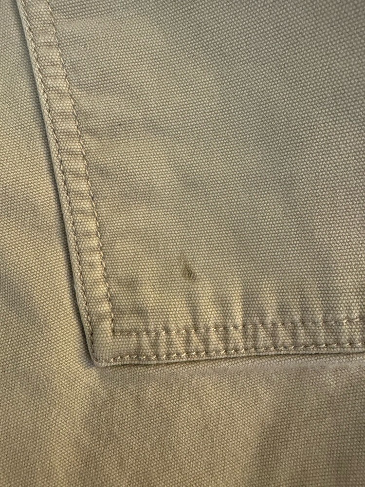 Carhartt "Relaxed Fit Rugged Flex" Size 42 Solid Beige Carpenter Shorts