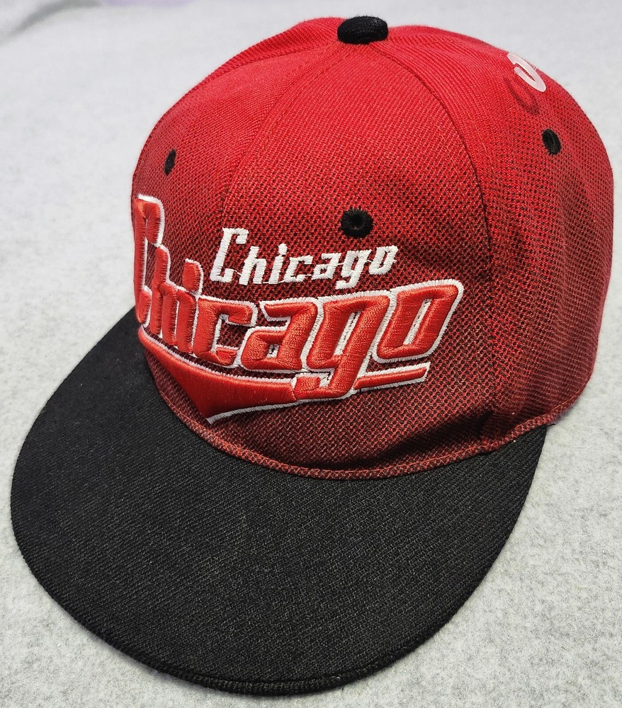 Chicago Red  Colors Adjustable Snapback Number 23 On The Side
