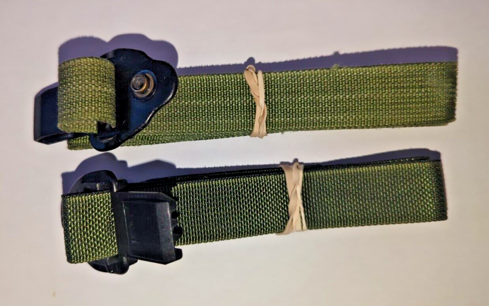 Authentic USGI MOLLE II Shoulder Quick Release Disconnect Straps Woodland Black