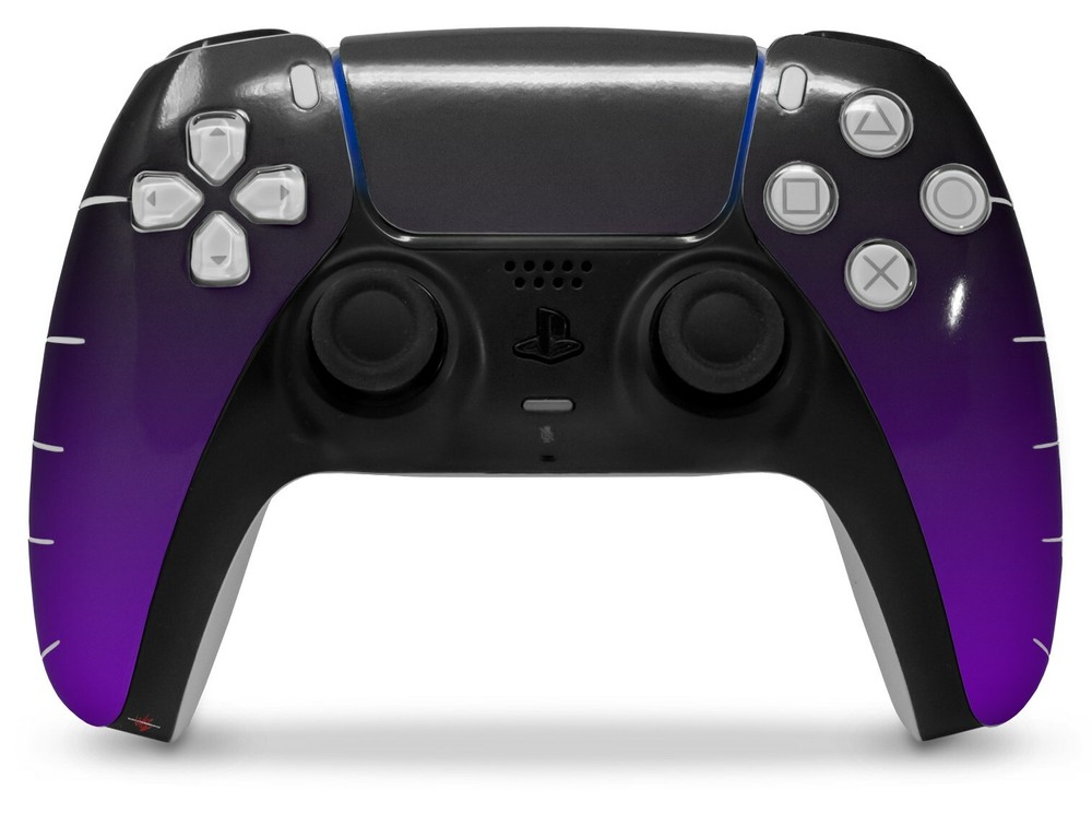 Skin Sony PS5 Controller Smooth Fades Purple Black