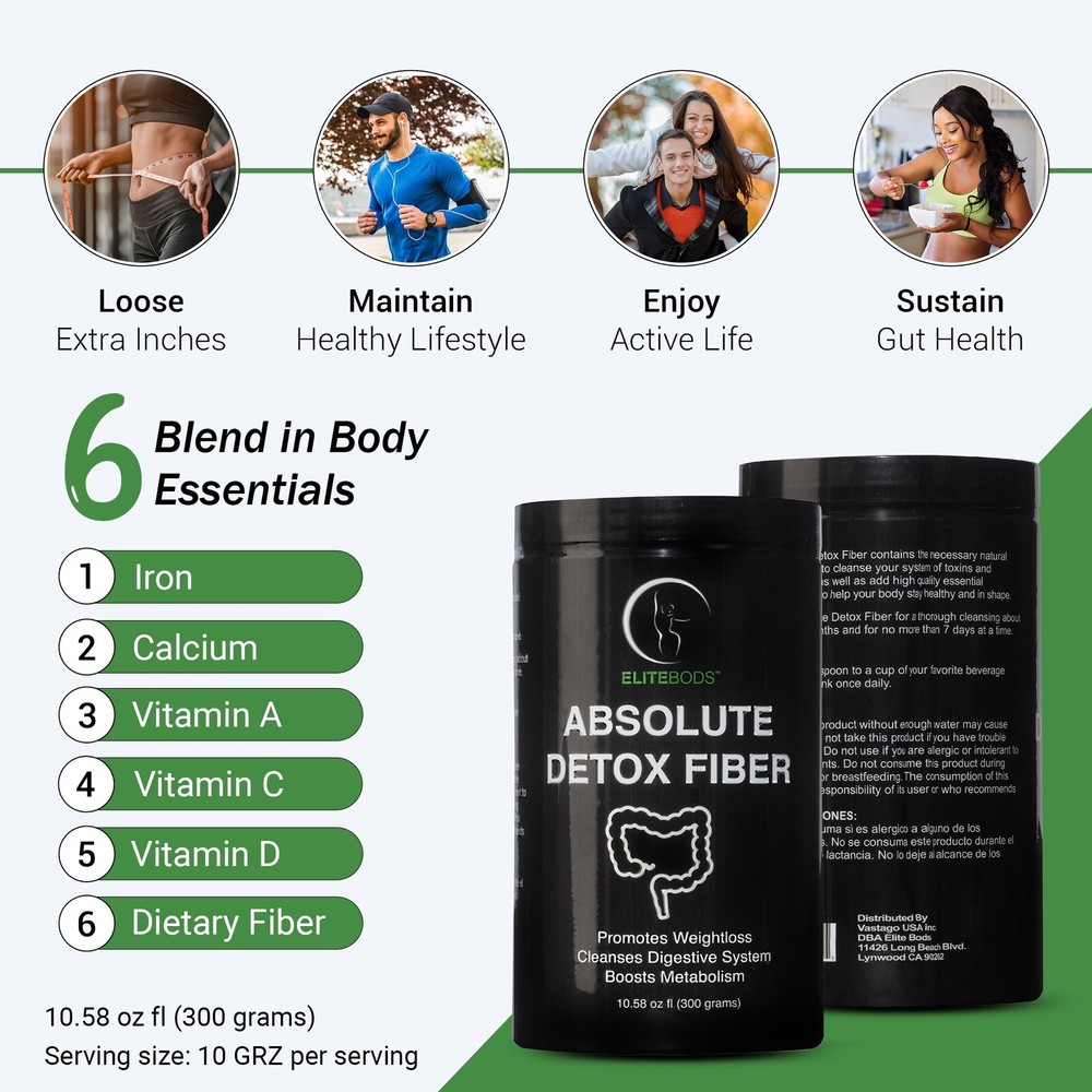 EliteBods detox fiber