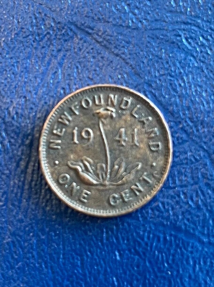 Uncirculated 1941-C Newfoundland One Cent Coin