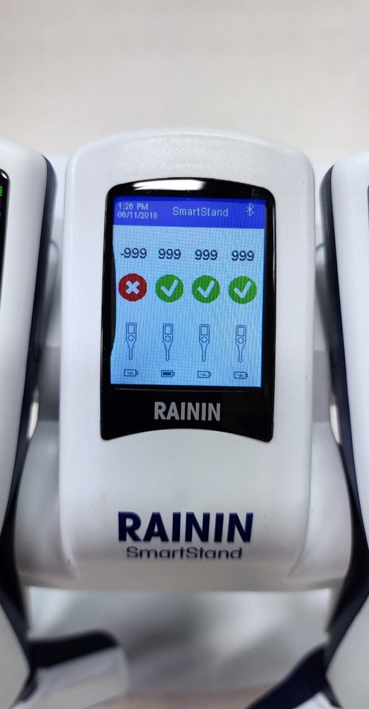 ✅Rainin Pipette LOT w/ STAND E4 DIGITAL E8-20/50XLS+, E-12-1200XLS+, S CH E4-100