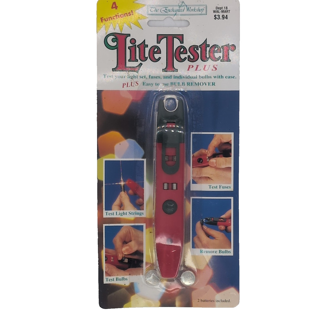 Lite Tester Plus The Enchanted Workshop LT3, 4 Functions New Old Stock Wal-Mart