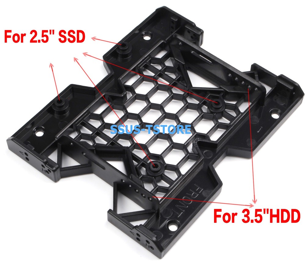 2.5 / 3.5 to 5.25 Drive Bay Computer Case Adapter HDD Mounting Bracket SSD