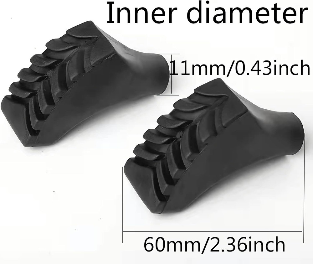 8Pcs Assorted Replacement Tips Hiking Stick Walking Trekking Pole Protector for