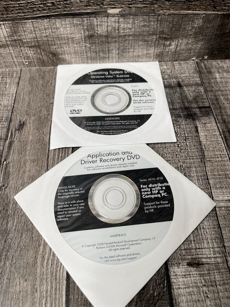 Operating System / Application & Recovery CD Windows XP Home SP2 For Hp Compaq