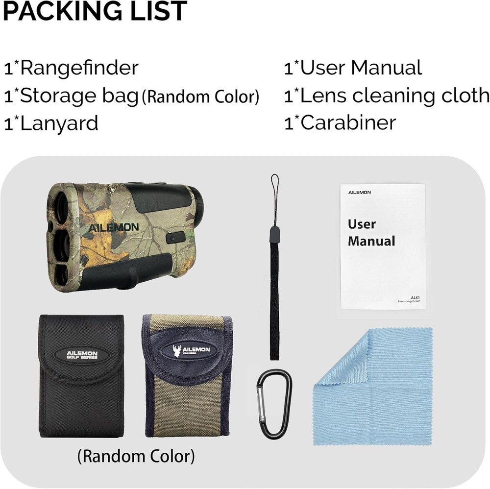 Precision Laser Rangefinder with Accessories - 900 Yards for Accurate Targeting