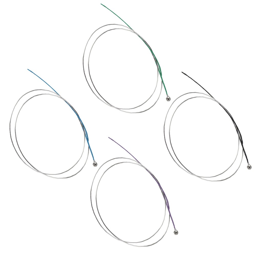 5 set of 4pcs 3/4&4/4 Violin Strings Steel String E A D G Wound Fiddle String e
