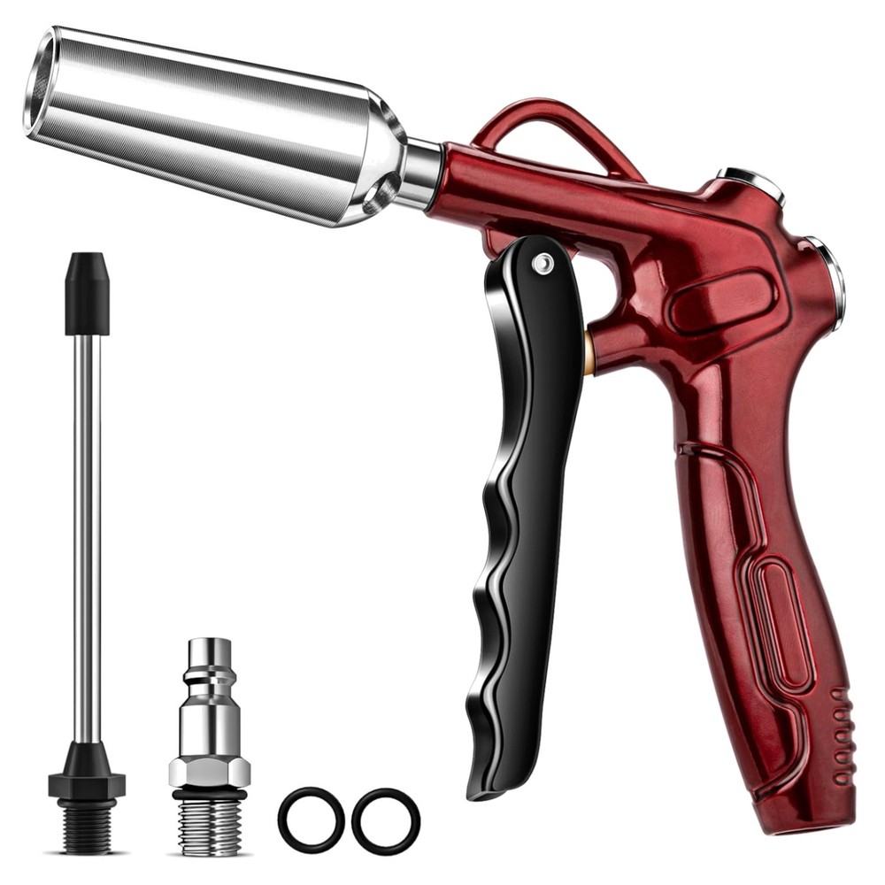 Air Duster Tool with Nozzle, High Pressure Compressor Blower Cleaner Heavy Duty