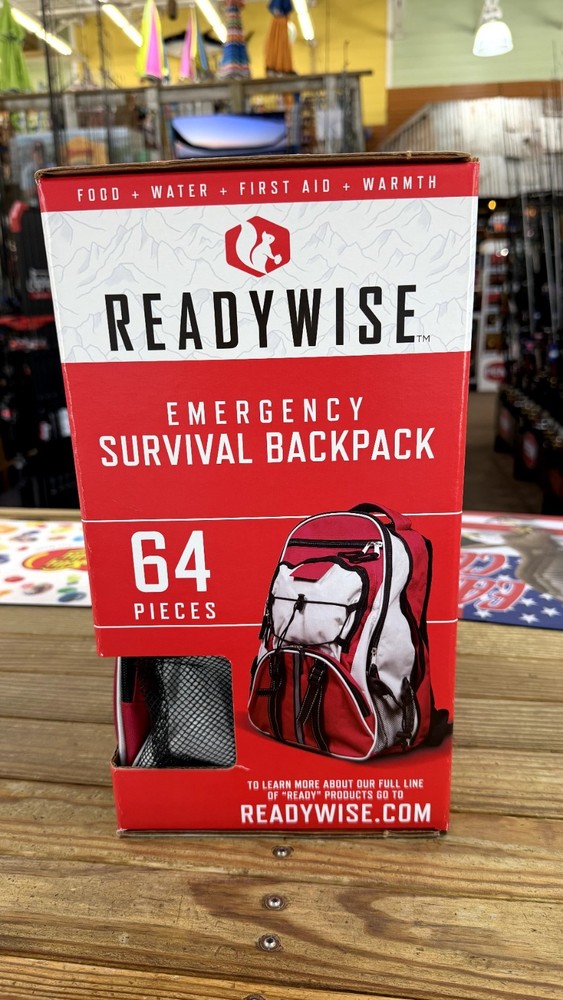 Readywise Emergency Survival Backpack 64 pc New