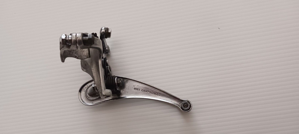 Campagnolo Record Front Derailleur Early 1960s with Cable Stop