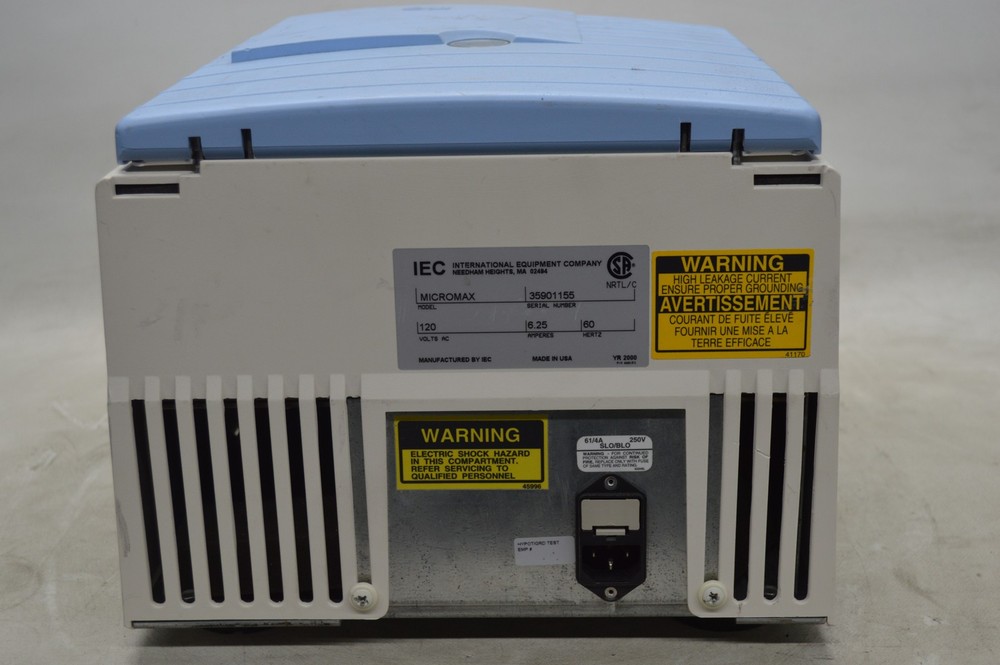 IEC THERMO MICROMAX Microcentrifuge