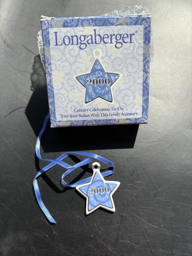 Longaberger 2000 Century celebration Tie On