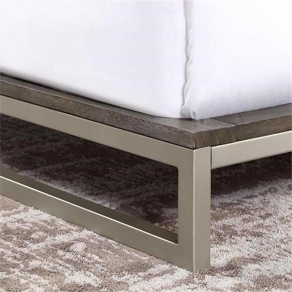 Steve Silver Broomfield Walnut Engineered Wood King 5-Piece Bedroom Set