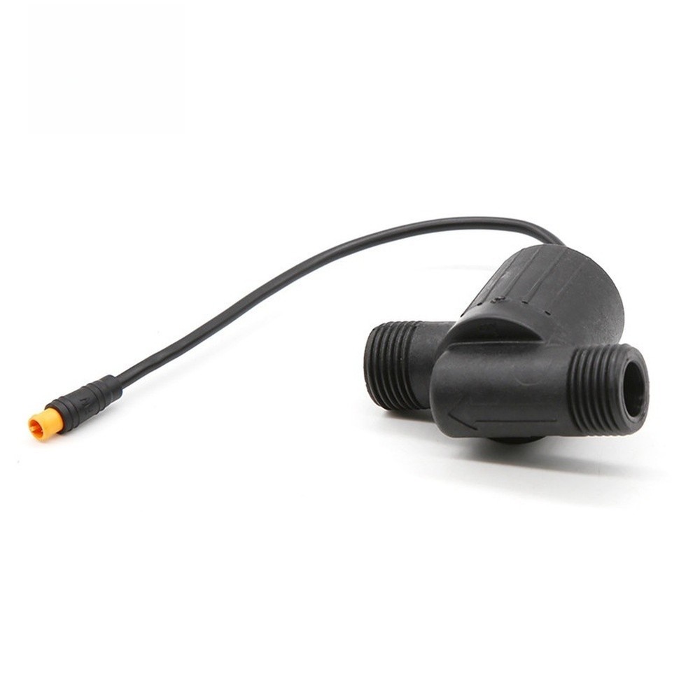 Compact Water Flow Generator with Digital Display for Smart Home Bathroom