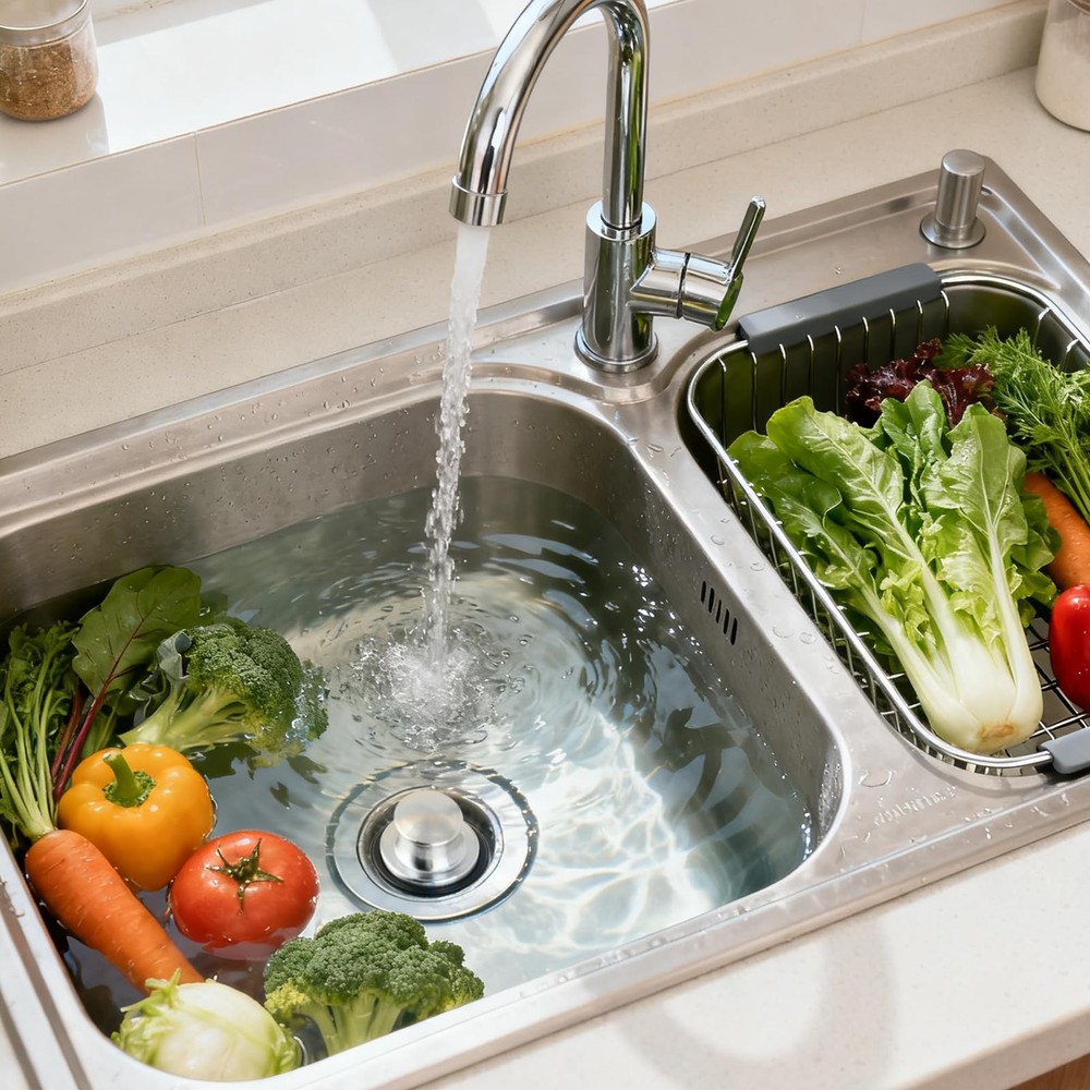 Garbage Disposal Stopper with Splash Guard for Insinkerator Kitchen Drain Plug