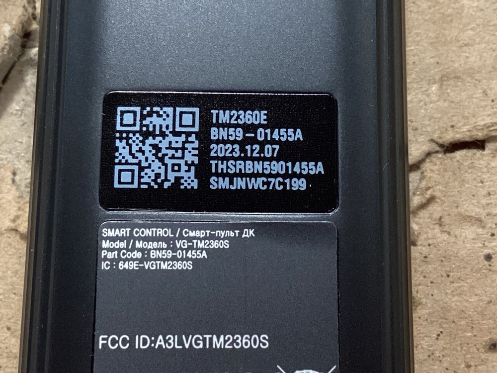 Samsung Original Solar Powered Smart TV Remote - BN59-01455A