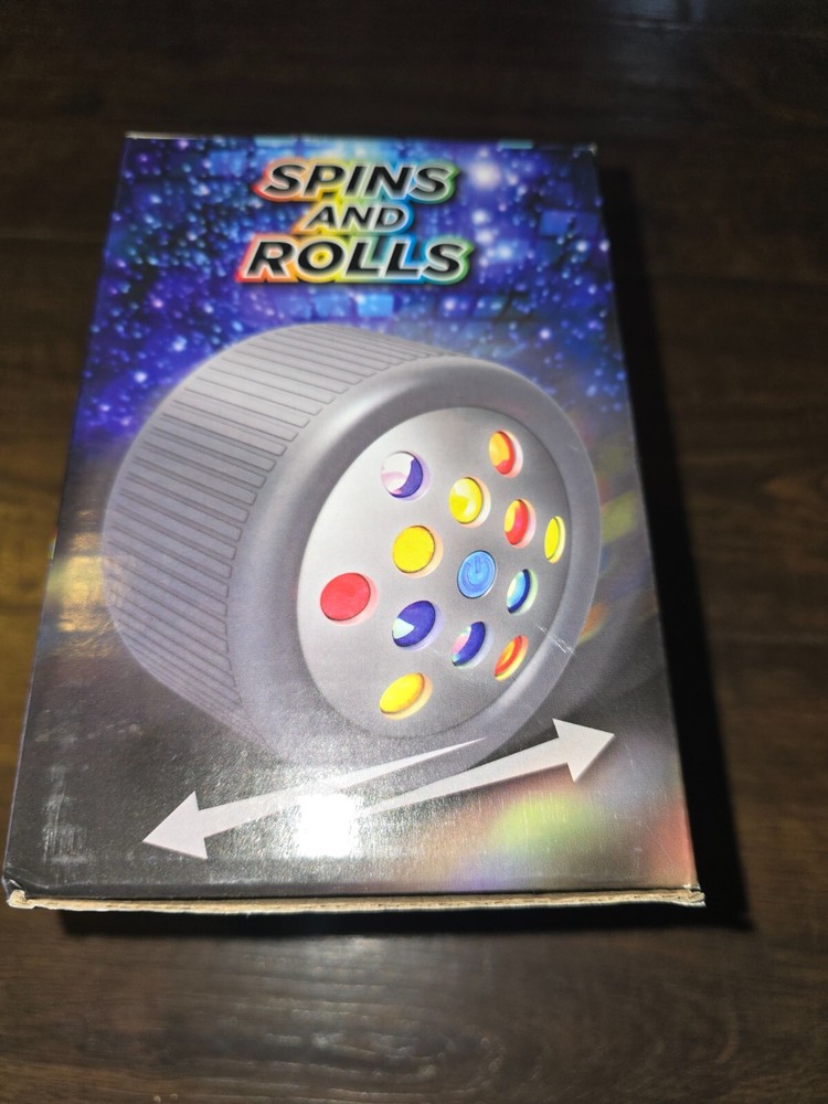 Remote Control Spin and Roll Disco Light Effect Party 360 Rotation Colorful