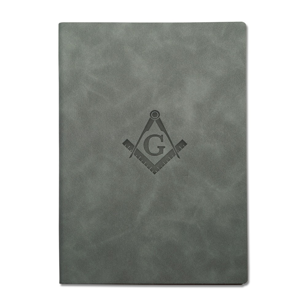 Square & Compasses Masonic Bound Journal [Gray]