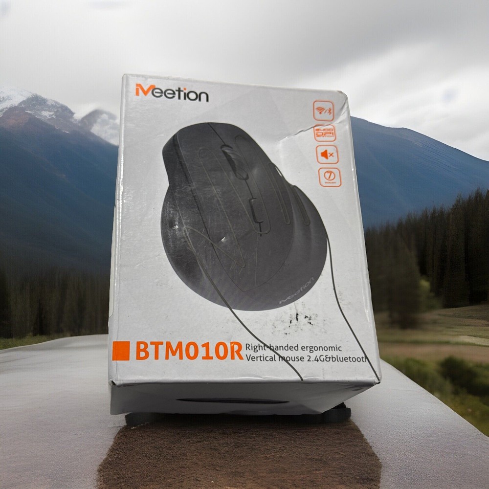 MEETION Ergonomic Vertical Mouse, Wireless Vertical Mouse.  Bluetooth