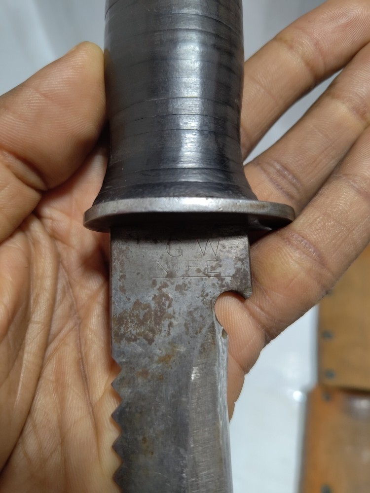 Rare WWII EGW Fighting knife Good Authentic