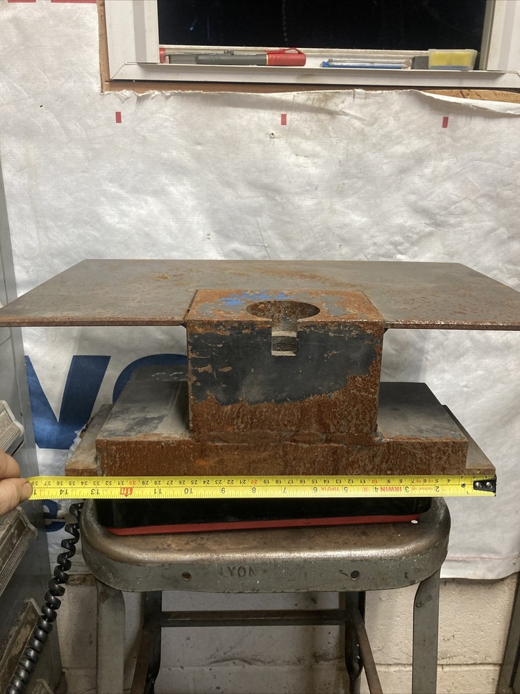 2-3/8” Die Shoe Ironworker or Punch Press Tooling Fabrication Machine Part