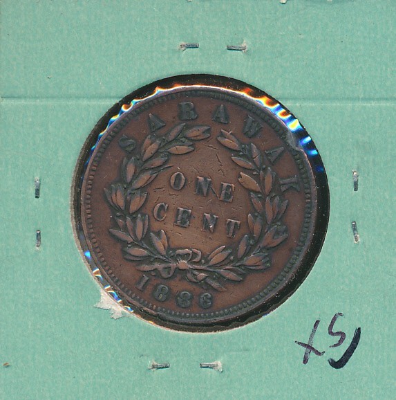 STRAITS SETTLEMENTS - 1 CENT - 1886 - #6940