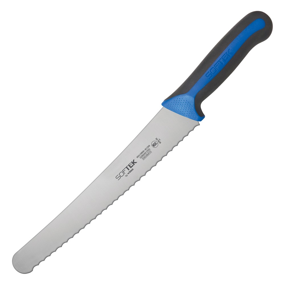 SofTek, 10" Wide Bread/Pastry Knife, Soft Grip Handle (6 Each)