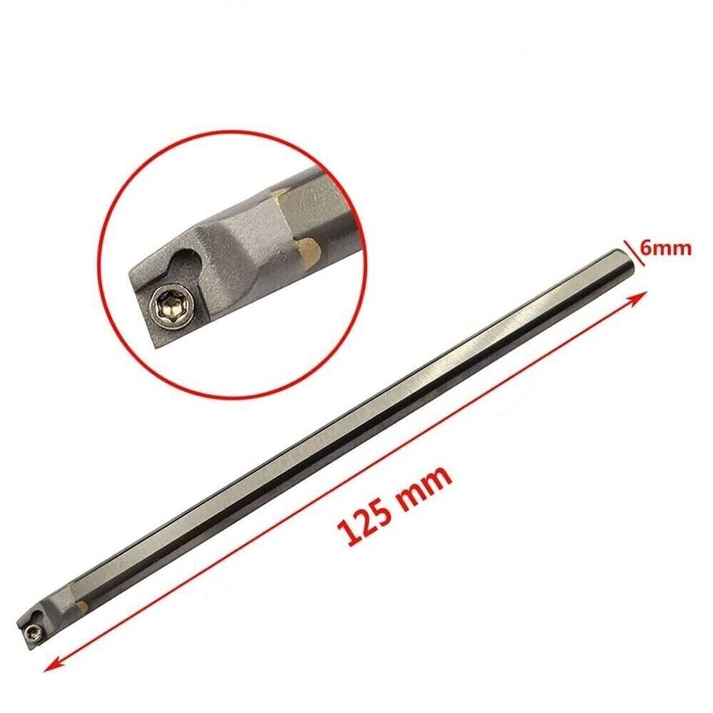 C06K-SCLCR04 6*125mm Solid carbide Tungsten steel tool for CCGT04 Ceramic insert