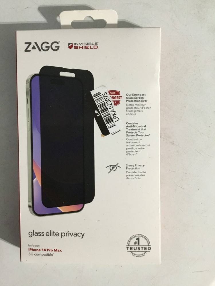 ZAGG Privacy Screen Protector for iPhone 14 Pro/Plus/Max&13 Pro Max
