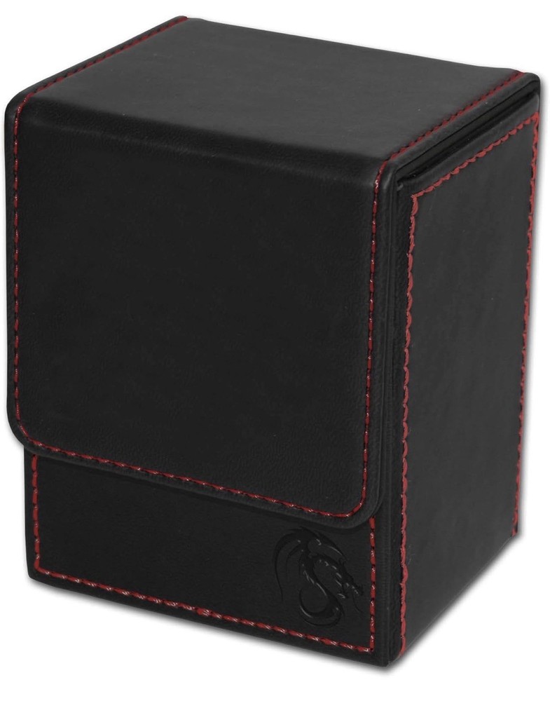 1 BCW Black With Red Stitch LX Deck Case