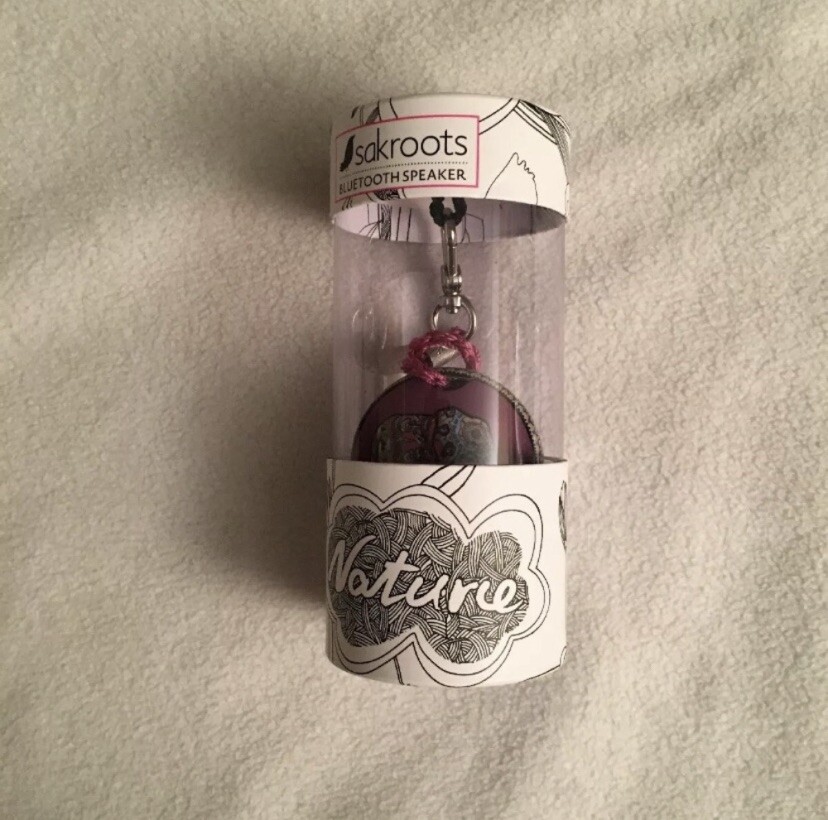 Sakroots Bluetooth Speaker Dangle One World Elephant 2x2x1-6 Inches