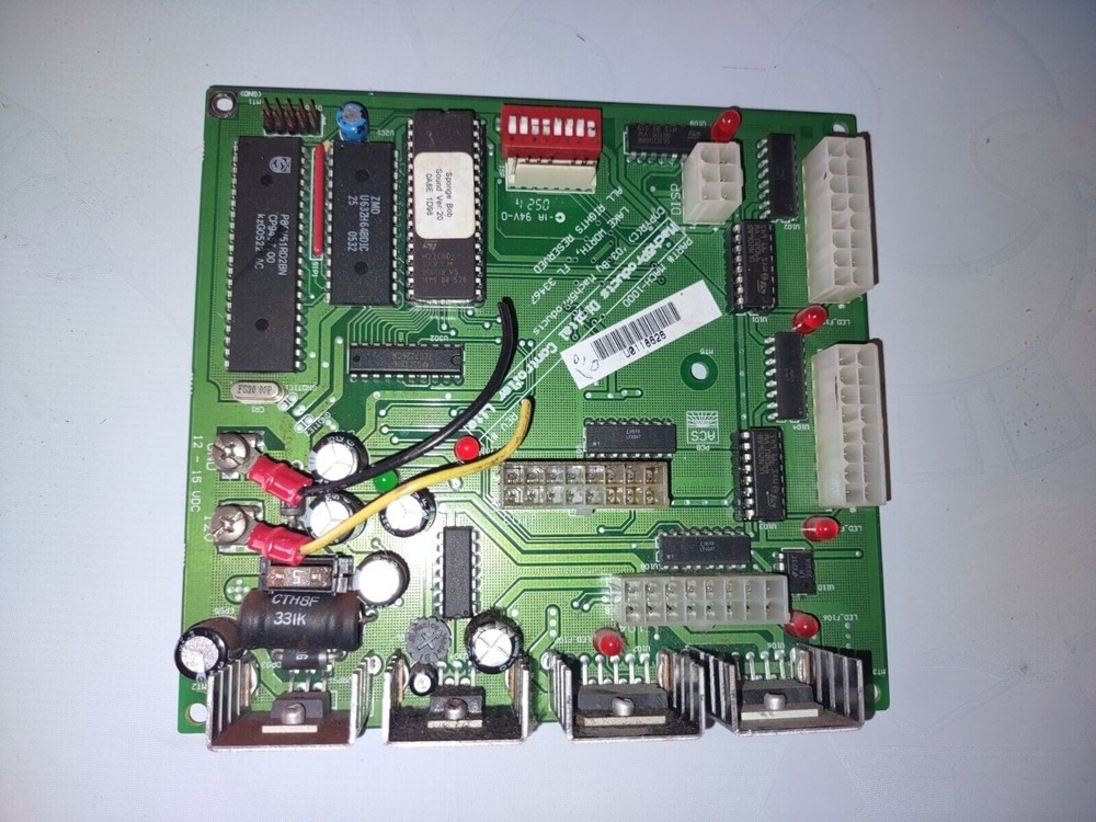 spongebob squarepants arcade redemption main pcb #5358