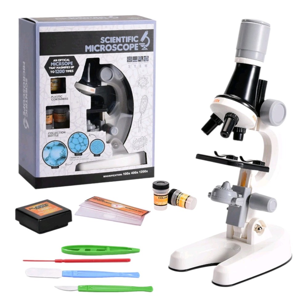 Educational Microscope 1200x with LED Light & Accessories Mz60 NEW