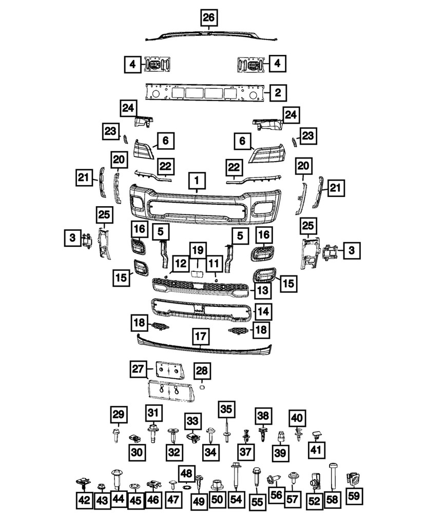 Genuine Mopar Park Assist Sensor Bracket 68566245AA