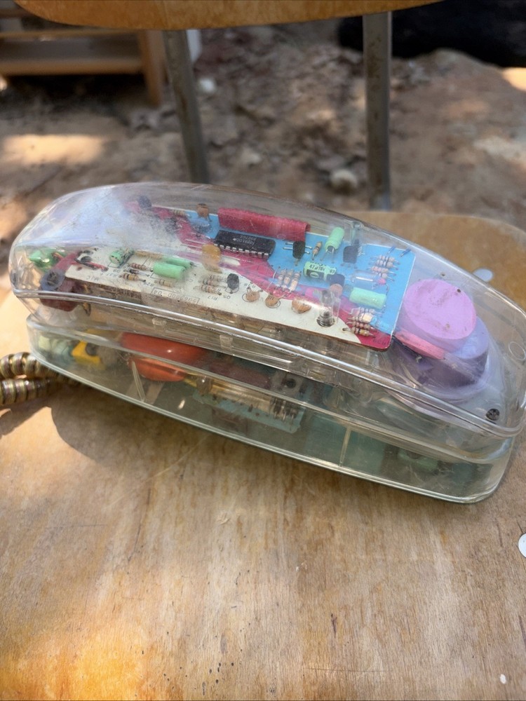 Retro 80's See Through Clear Transparent UNISONIC Model No. 6900