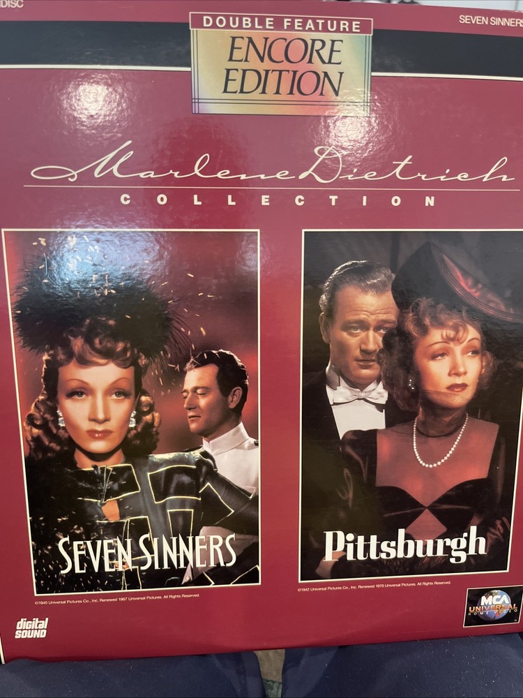 Seven Sinners/Pittsburgh (Laserdisc, 1994) (location 6)