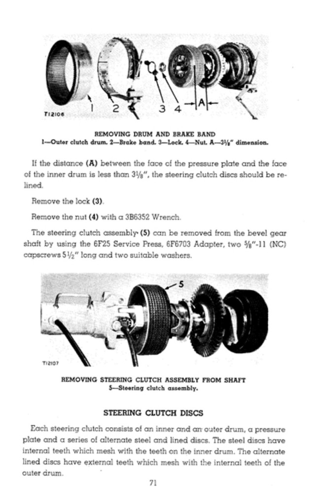 Caterpillar D4 Tractor Servicemen's Reference Book (please read description)