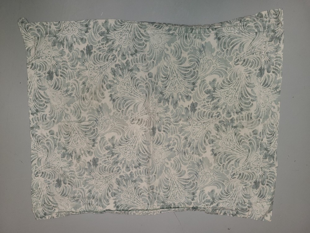 Pottery Barn "Mari Aqua Scroll" Standard Pillow Sham