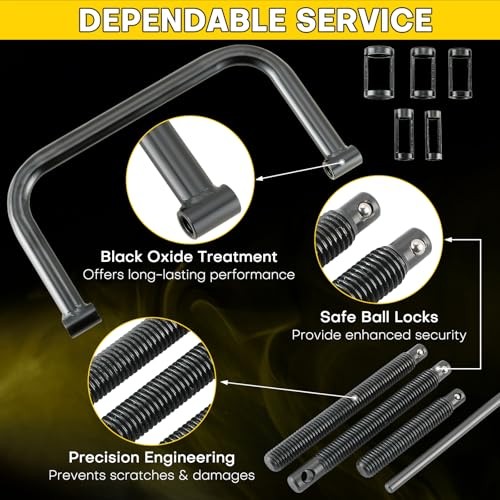 Valve Spring Compressor Kit with 4 Suction Cups | Valve Spring Removal Red