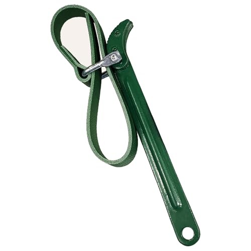 9" Belt Strap Wrench, Adjustable Strap Oil Filter Strap Opener Wrench with