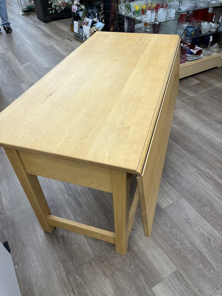 Vintage Wooden Drop Leaf Desk